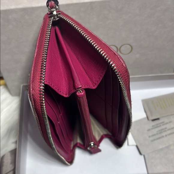 FULL INCLUSION-Jimmy Choo Red Star-Embellished Wallet - Picture 8 of 16